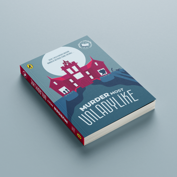 Murder Most Unladylike book cover mockup