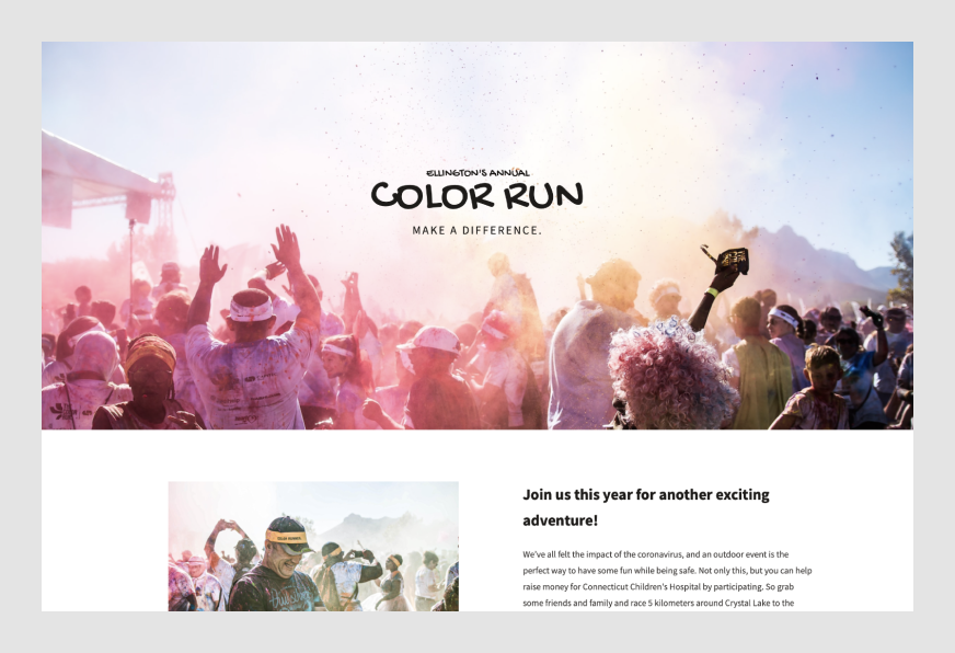 color run home page