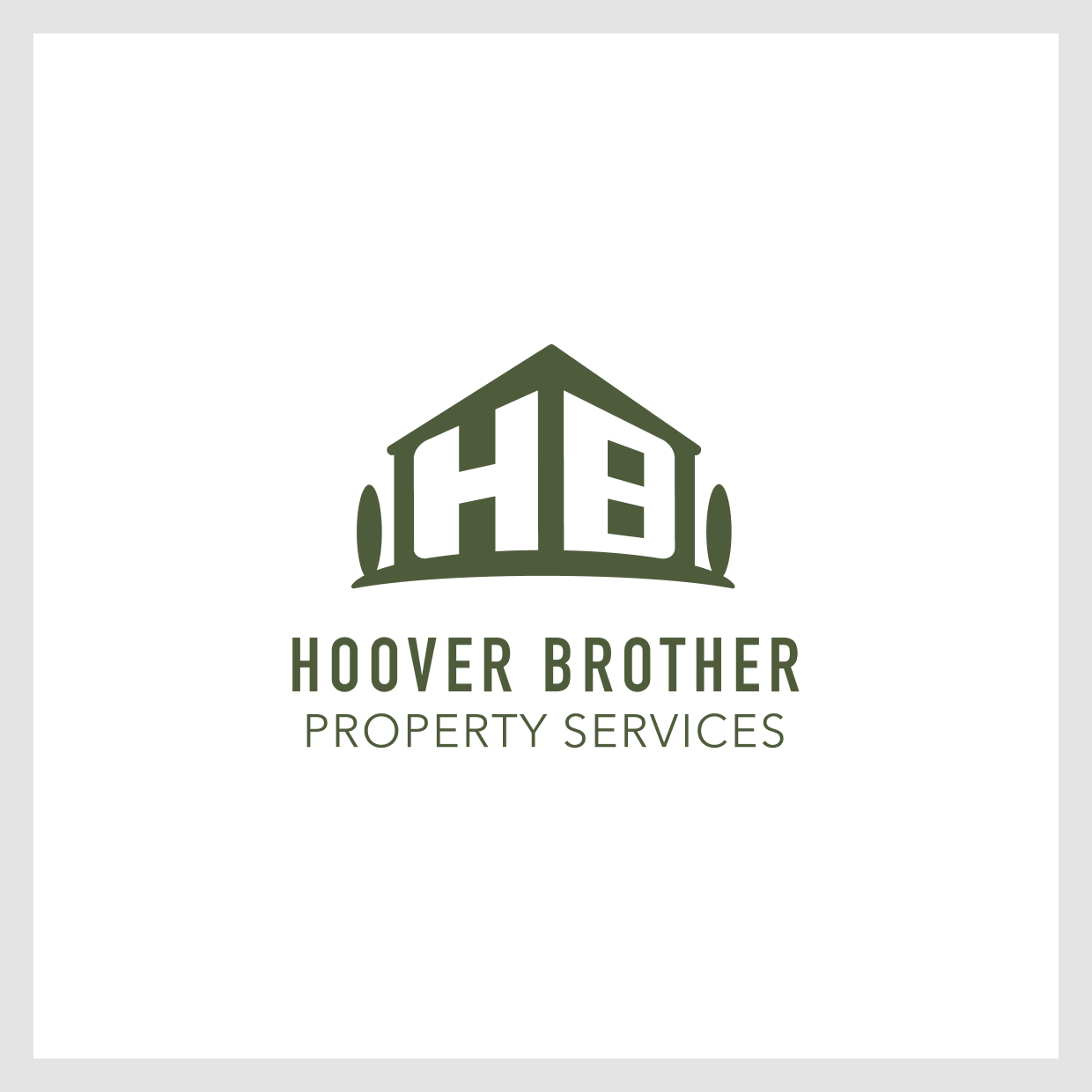 Hoover Brother Property Services Logo Green